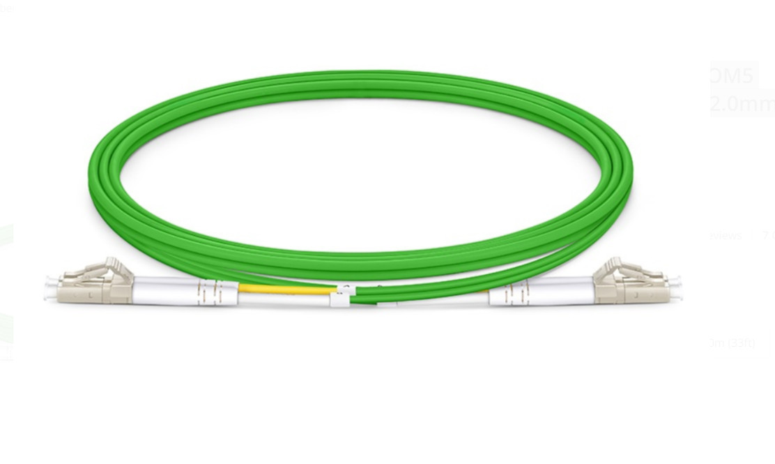 2m LC-LC 100GB OM5 50/125 Multimode Wideband LSZH Duplex Fiber Patch Cable -8543