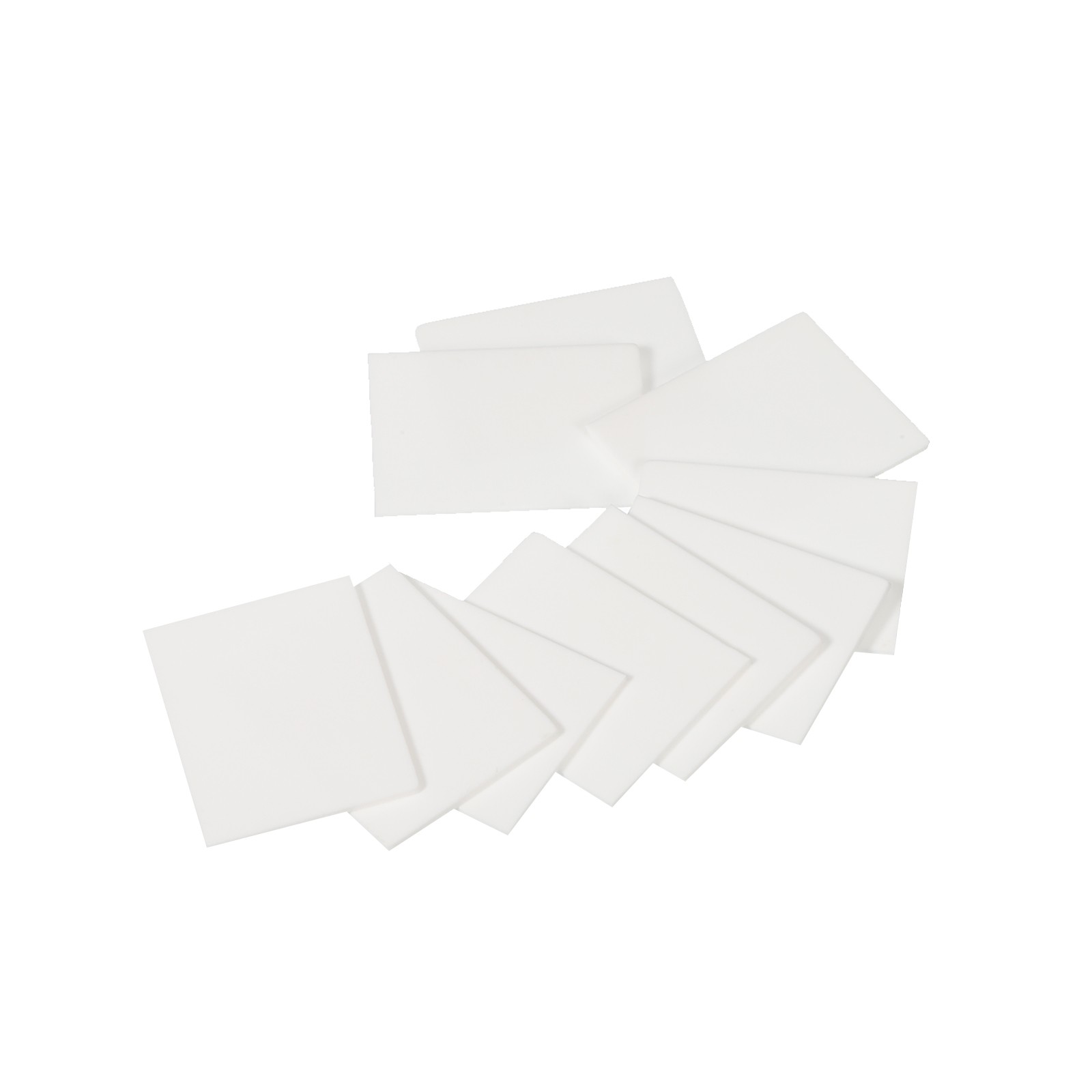 Alumina Ceramic Sheet Cooling Pad Insulating 50pcs 22x17x0.65mm