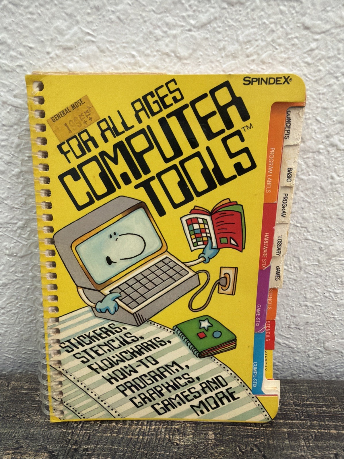 Vintage Spindex Computer Tools For All Ages - Retro PC Learning Kit 