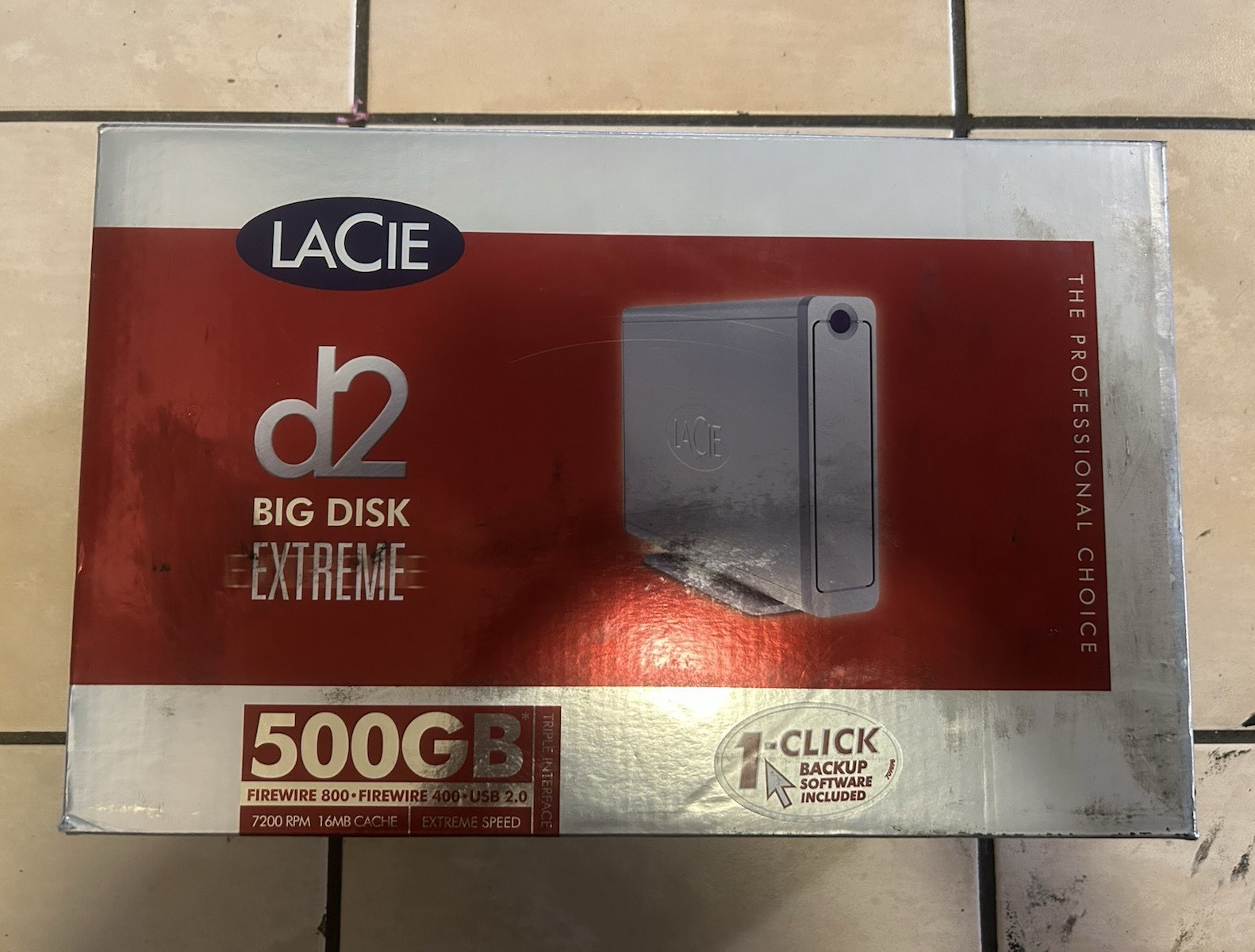 LaCie d2 Big Disk Extreme 500GB External HDD 7200RPM FW800/400 USB 2.0