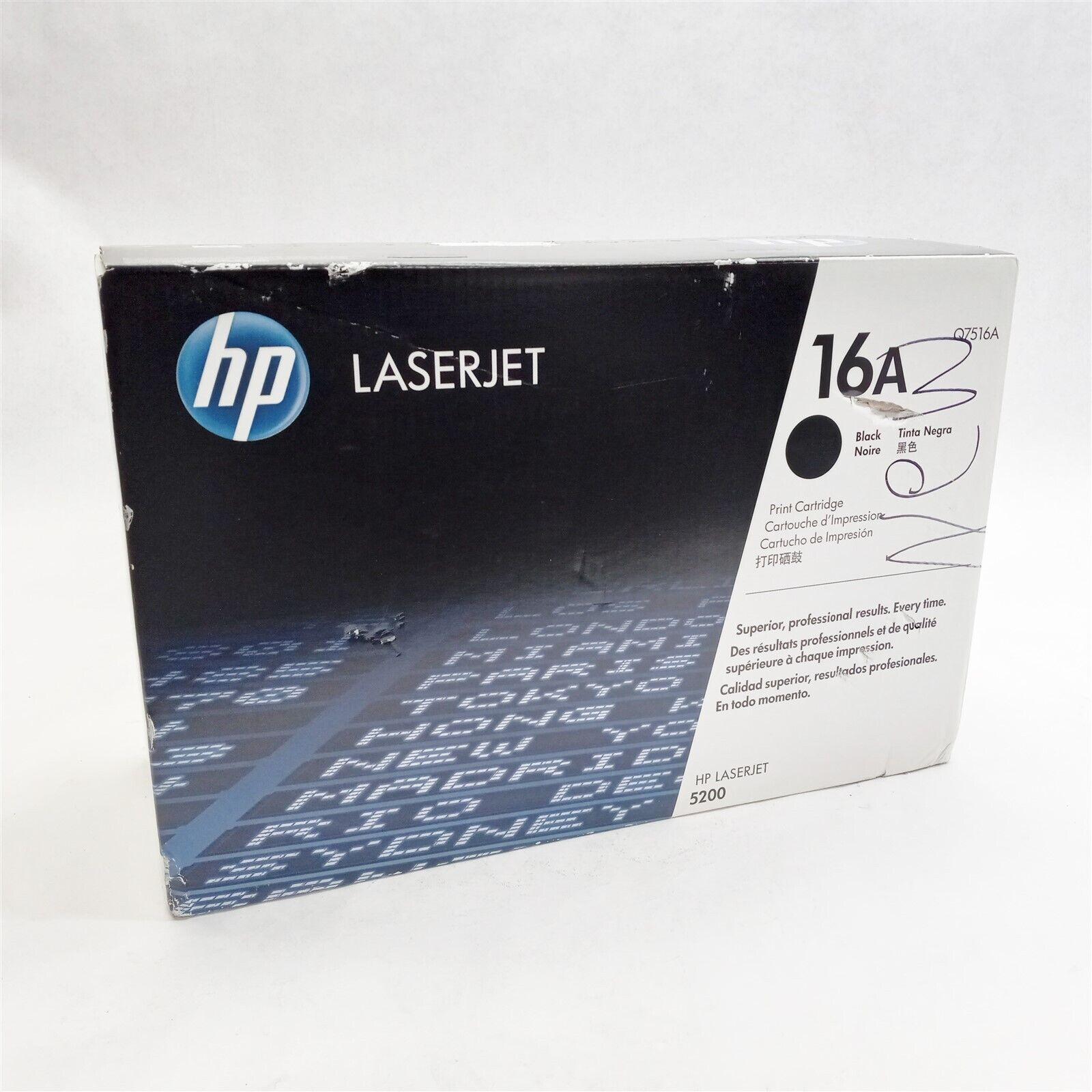 HP LaserJet 16A Q7516A Genuine New Sealed Black Printer Toner Ink Cartridge