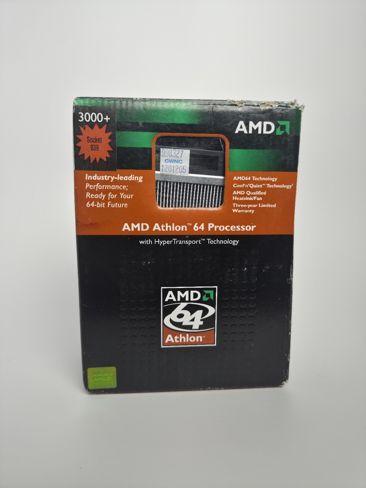 AMD Athlon 64 3000+ 1.8GHz (ADA3000DAA4BW) Processor