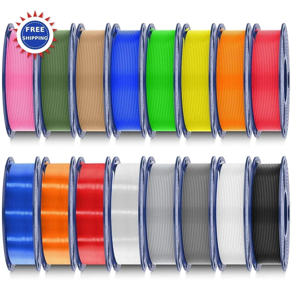 SUNLU 16 Color PLA Filament Bundle Multicolor 3D Printer 1.75mm Individually