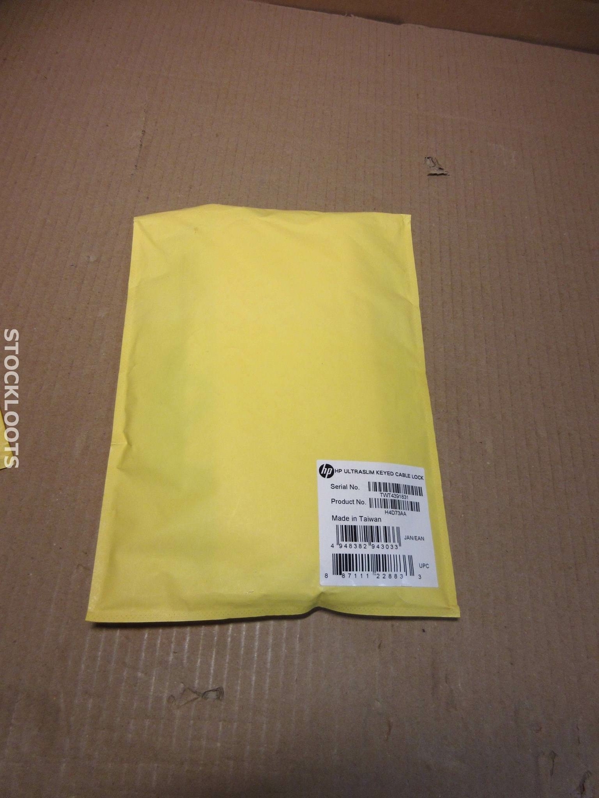 HP H4D73AA Ultraslim Keyed 1.8 m Security Cable Lock NUOVO NEW NEW IN BAG