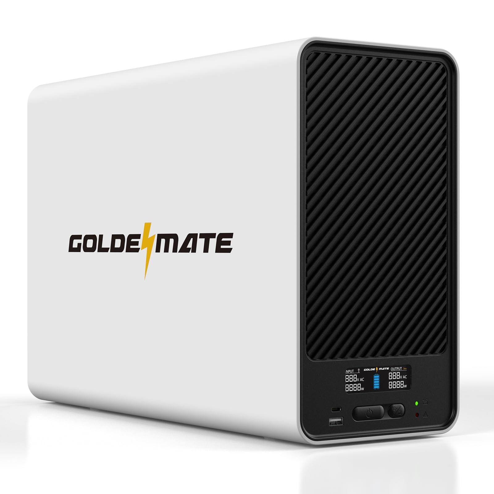 GOLDENMATE 1500VA 1000W Lithium UPS Battery Backup LiFePO4