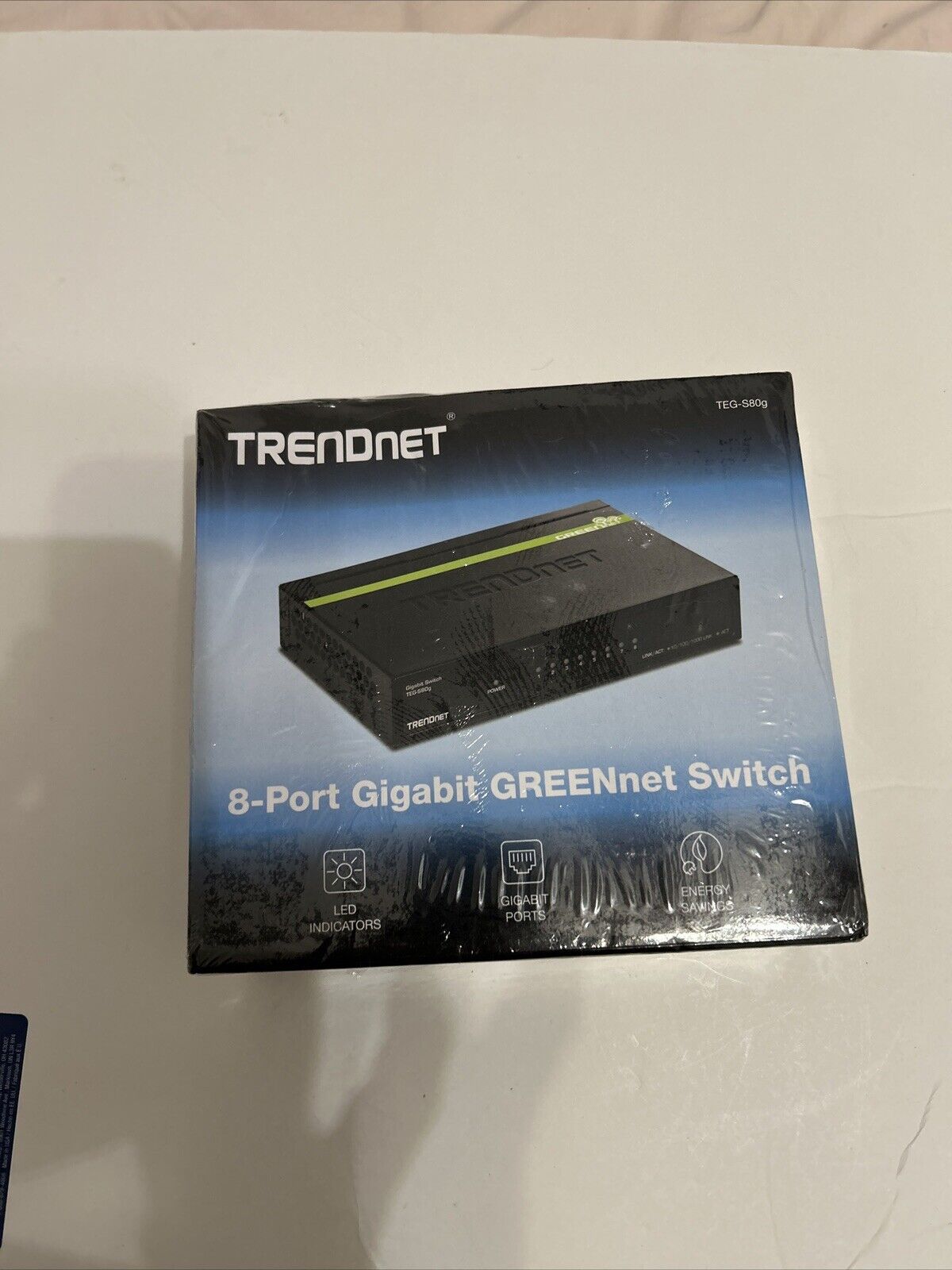TRENDnet TEGS80 G  8-Ports GreenNet Switched Factory Sealed