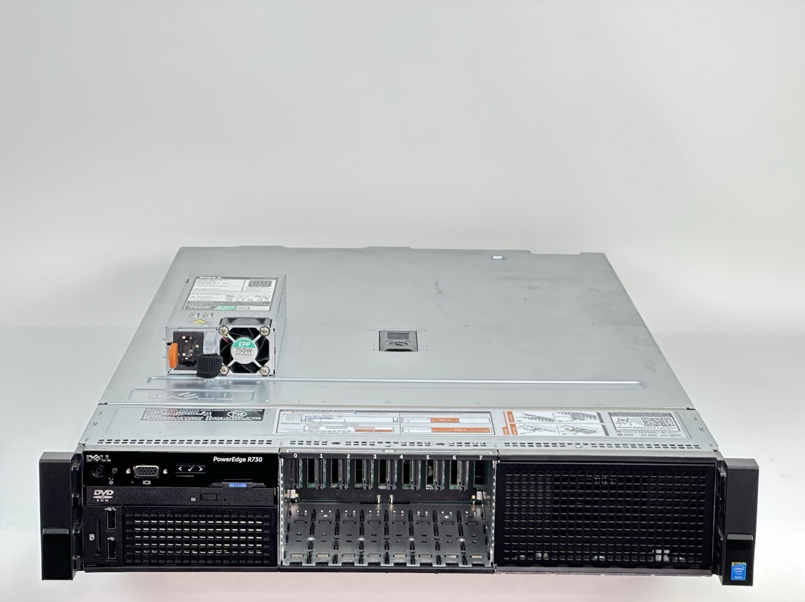 Dell R730 8x SFF Intel Xeon E5-2650V3 16GB No HDD/SSD 750W PSU 4x 1GbE H730 iD8