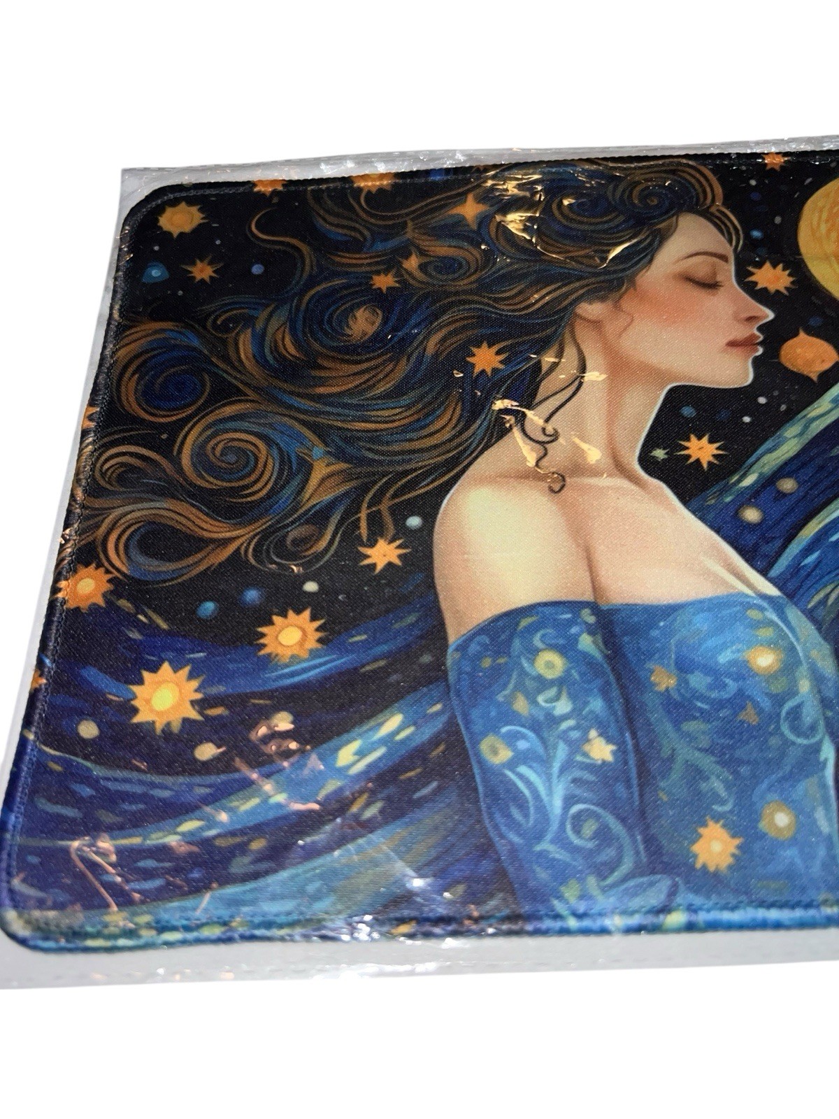 Virgo Starry Night Art Mouse Pad Anti-Slip Desk Mat Celestial Design New