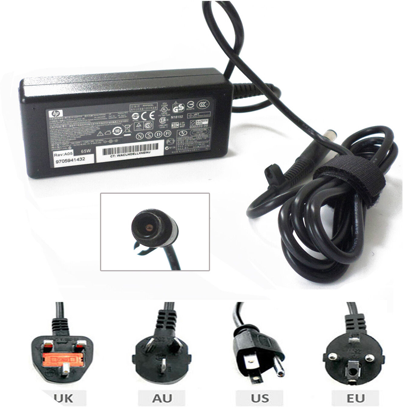 Genuine AC Adapter For HP N193 R33030 2000-329WM 2000-299WM Power Supply Charger