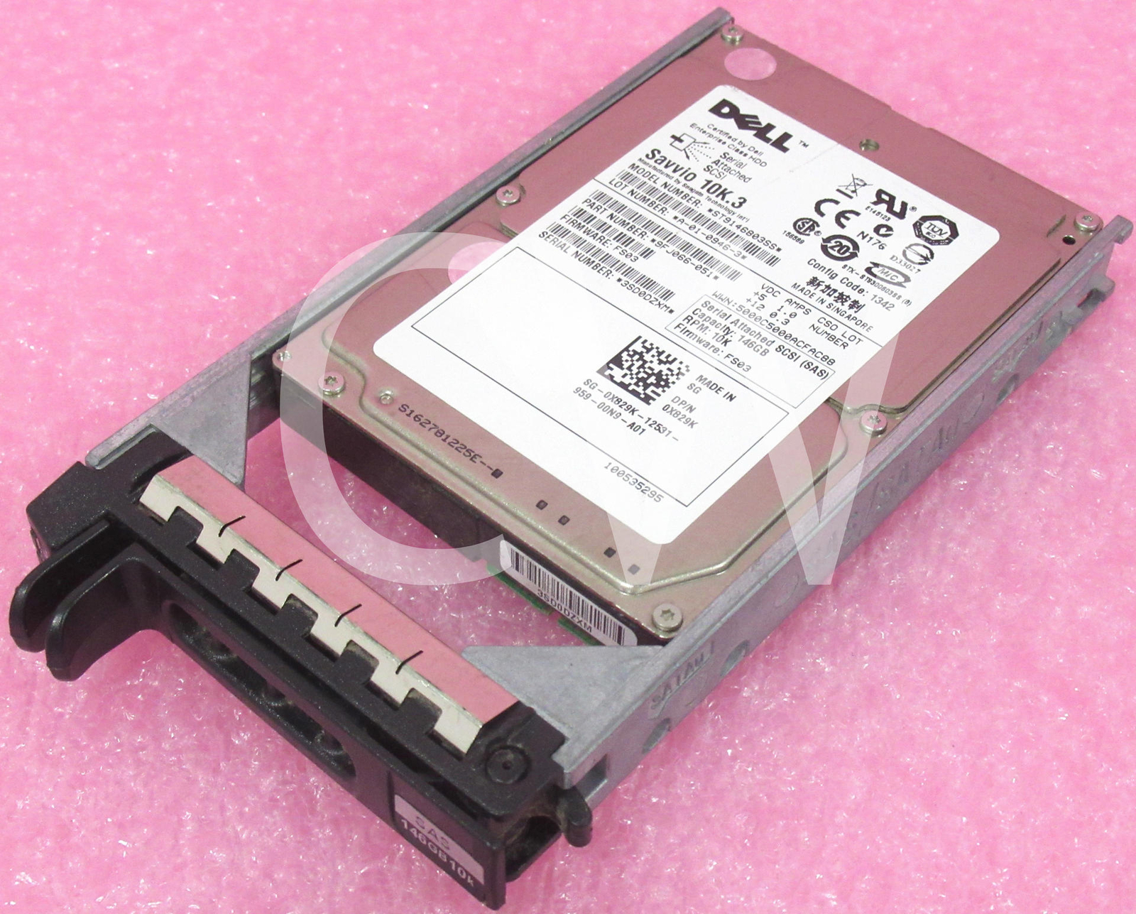 X829K ST9146803SS Dell 146GB 10K RPM 6Gb/s 2.5"SAS SERVER HDD Hard Drive W/Caddy