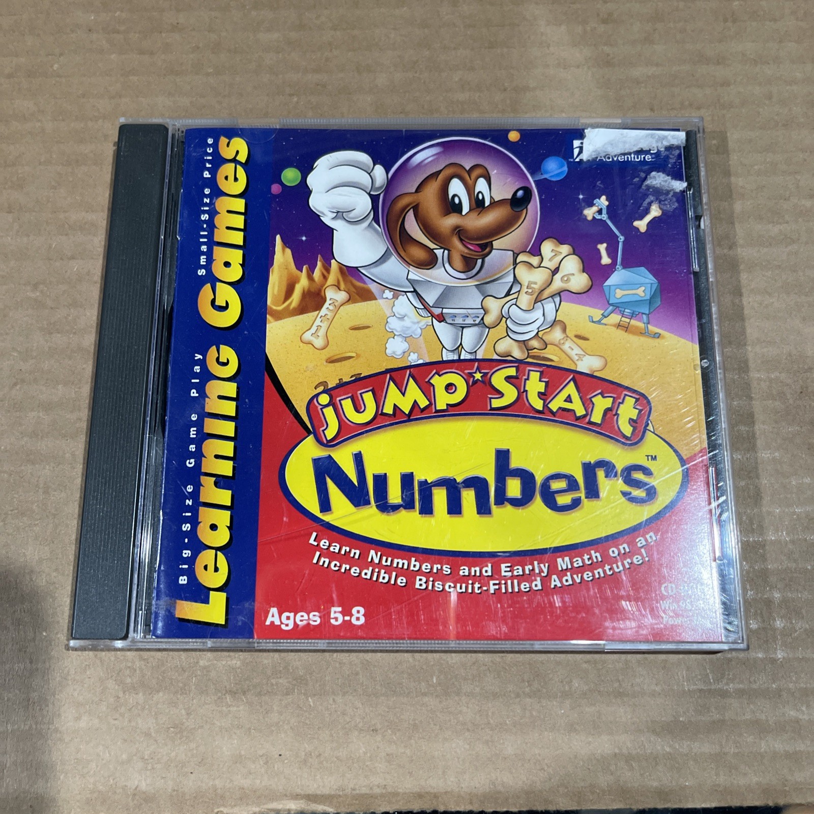 Jump Start Numbers CD ROM Math Skills Learning Games Age 5-8 Homeschool Kids Vtg