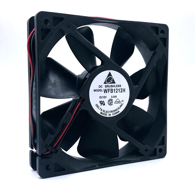 Delta WFB1212H Server Dual Ball Bearing Cooling Fan DC 12V 0.45A 12CM 120*120*25