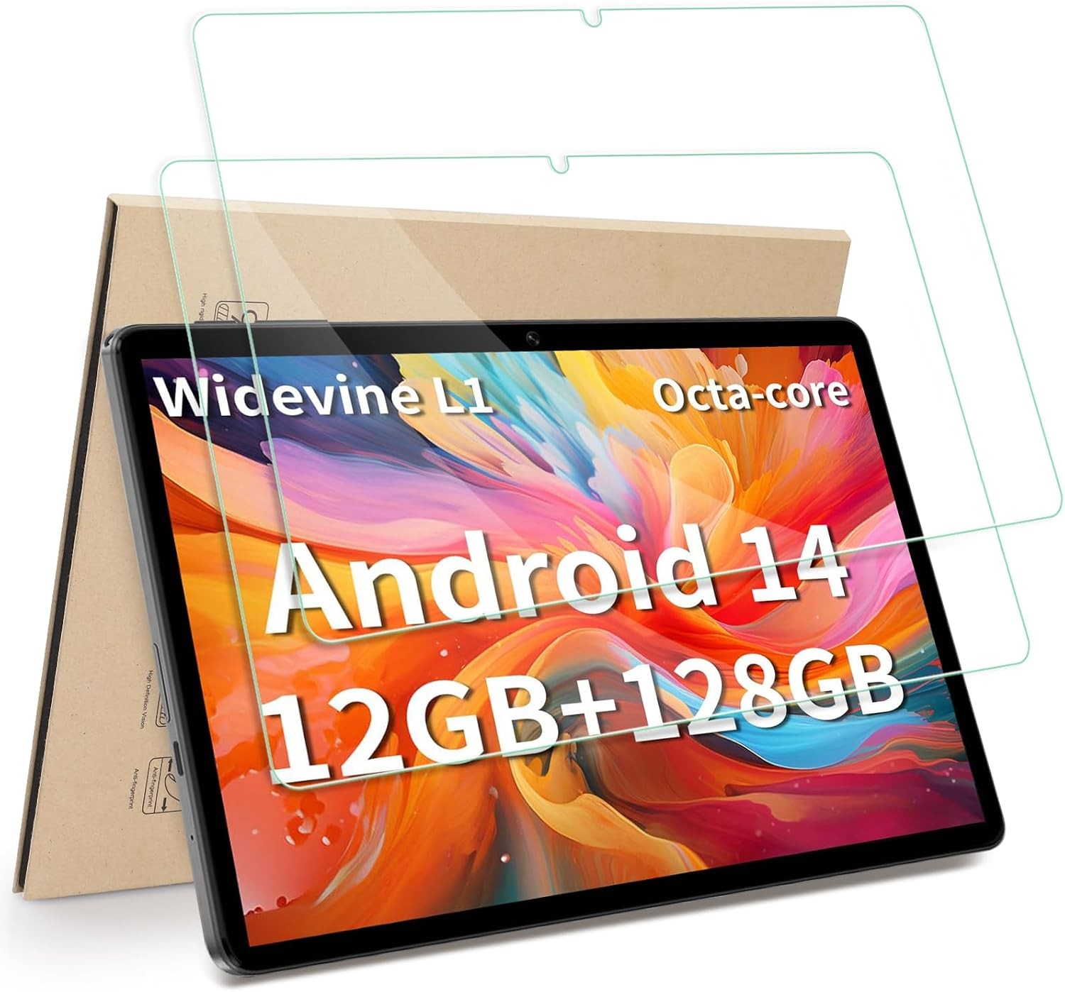 2-Pack Tempered Glass Screen Protectors for TUOHAITIME K10/C5 11" Tablet, HD Cle