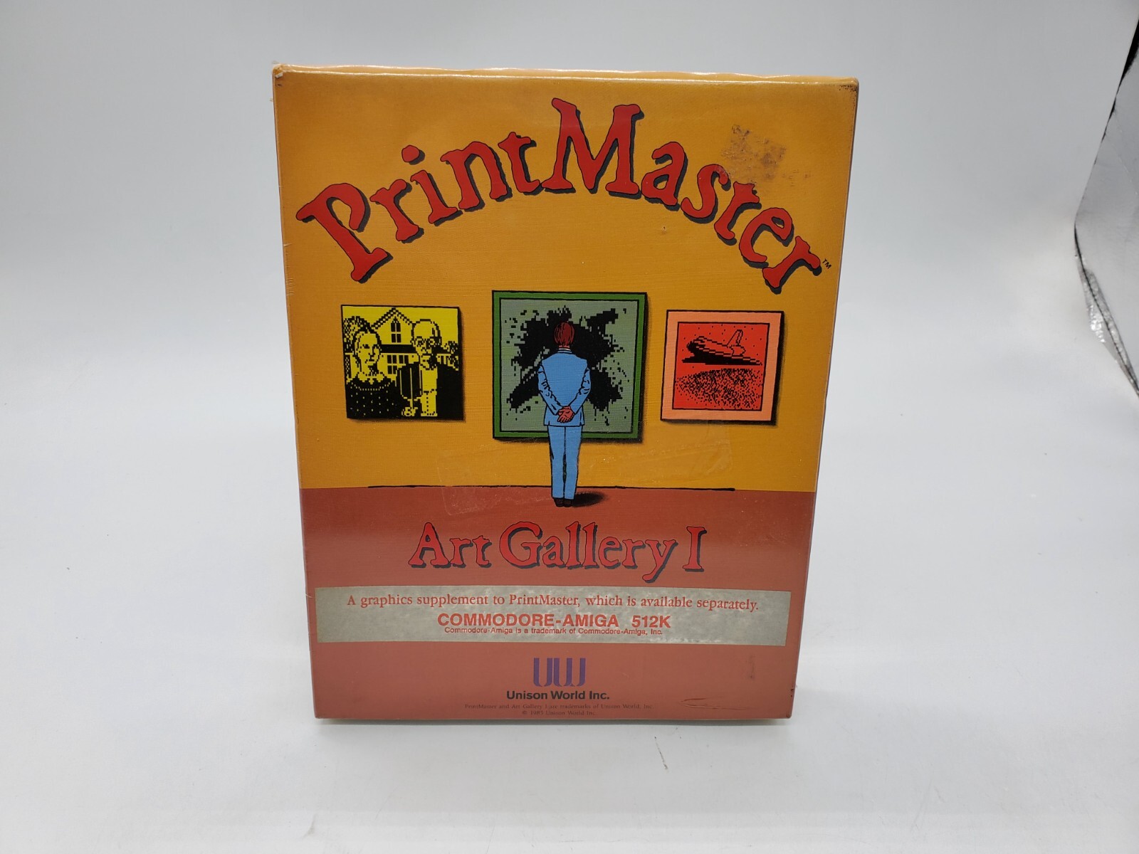 PrintMaster Art Gallery 1 (Amiga, Unison World,  1985) - Factory Sealed