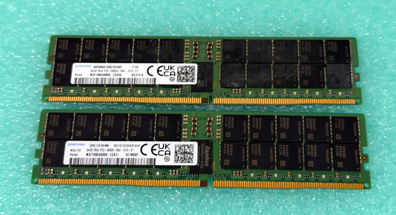 Samsung 128GB (2x64GB) DDR5-4800 ECC RDIMM 2Rx4 Server Memory RAM M321R8GA0BB0