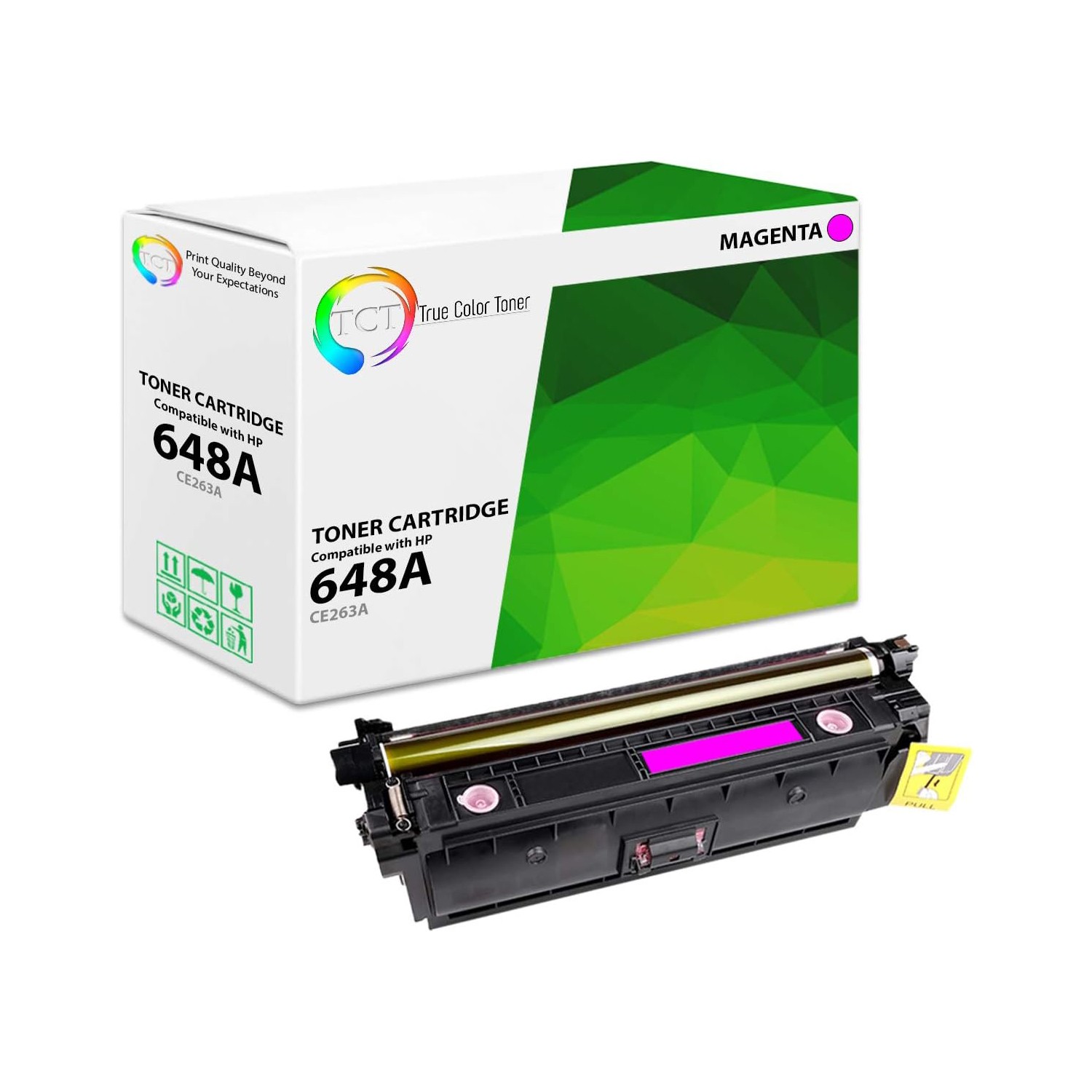 TCT Magenta CE263A 648A Laser Toner Cartridge For HP Color LaserJet CP4025 4525