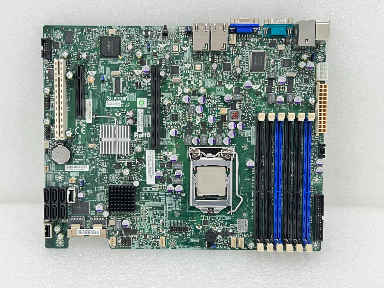 SUPERMICRO X8SI6-F-NI015 ATX Server LGA 1156 Motherboard w Intel Xeon X3450 CPU