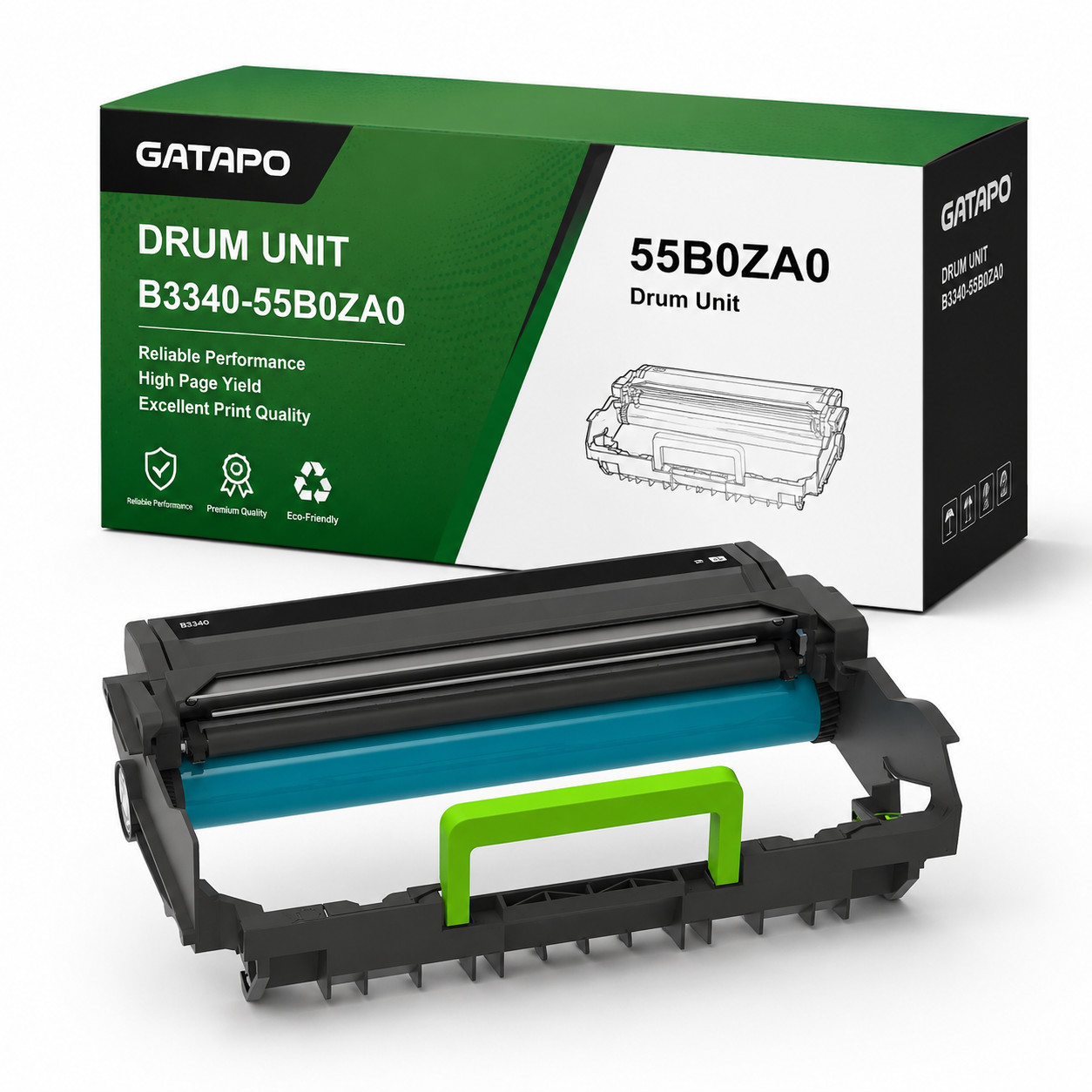 55B0ZA0 Drum Unit (1-Pack) Replacement for Lexmark MS331/431 MX431/331