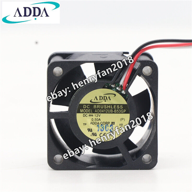 ADDA Fan AD0412UB-B53GP Axial Fan DC 12V  0.50A 40*40*28MM 3-wire Cooling Fan