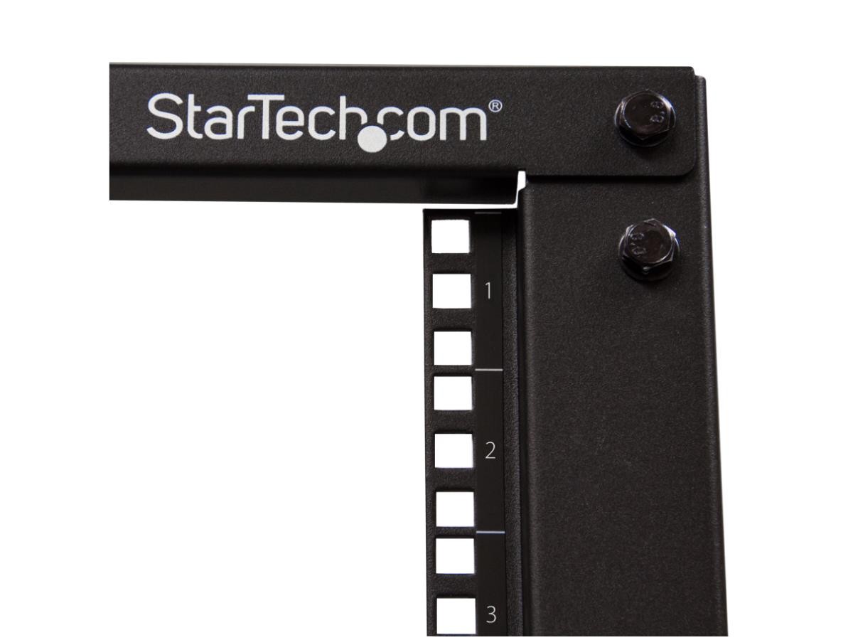 StarTech-New-4POSTRACK18U _ STARTECH 4-POST 8U OPEN FRAME SERVER RACK 