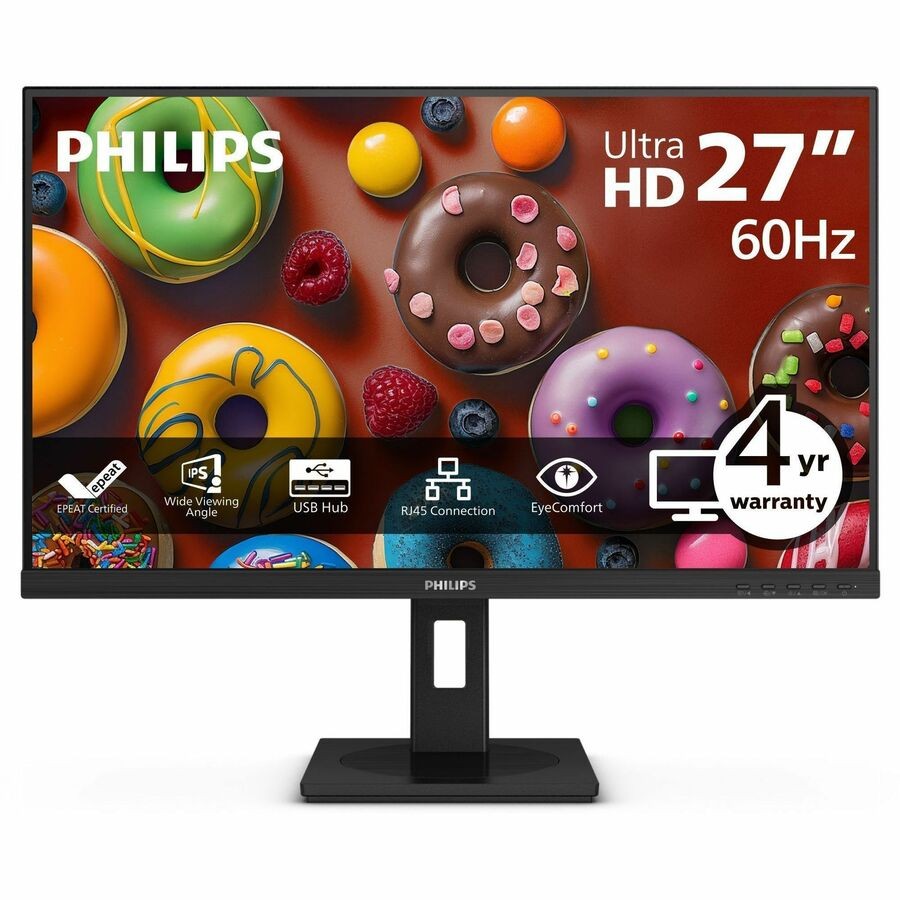 PHILIPS 27B1U3900 - 27 inch Monitor, LED, 4K UHD, USB-C (90W), HDMIx2, DP,