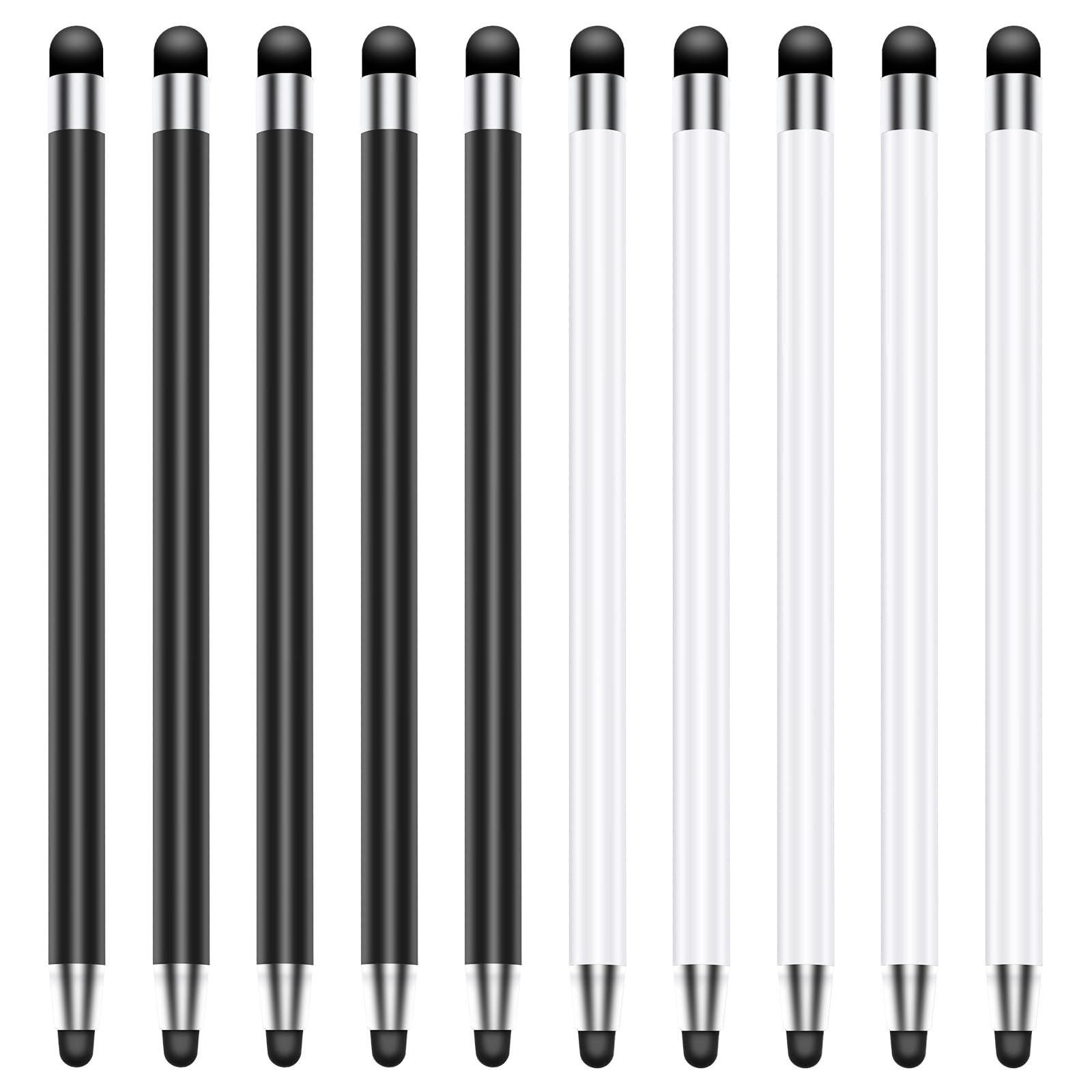 Stylus Pen for Touchscreen 10PCS, AGREJO High 10-pack, 10-Pack (Black/White)