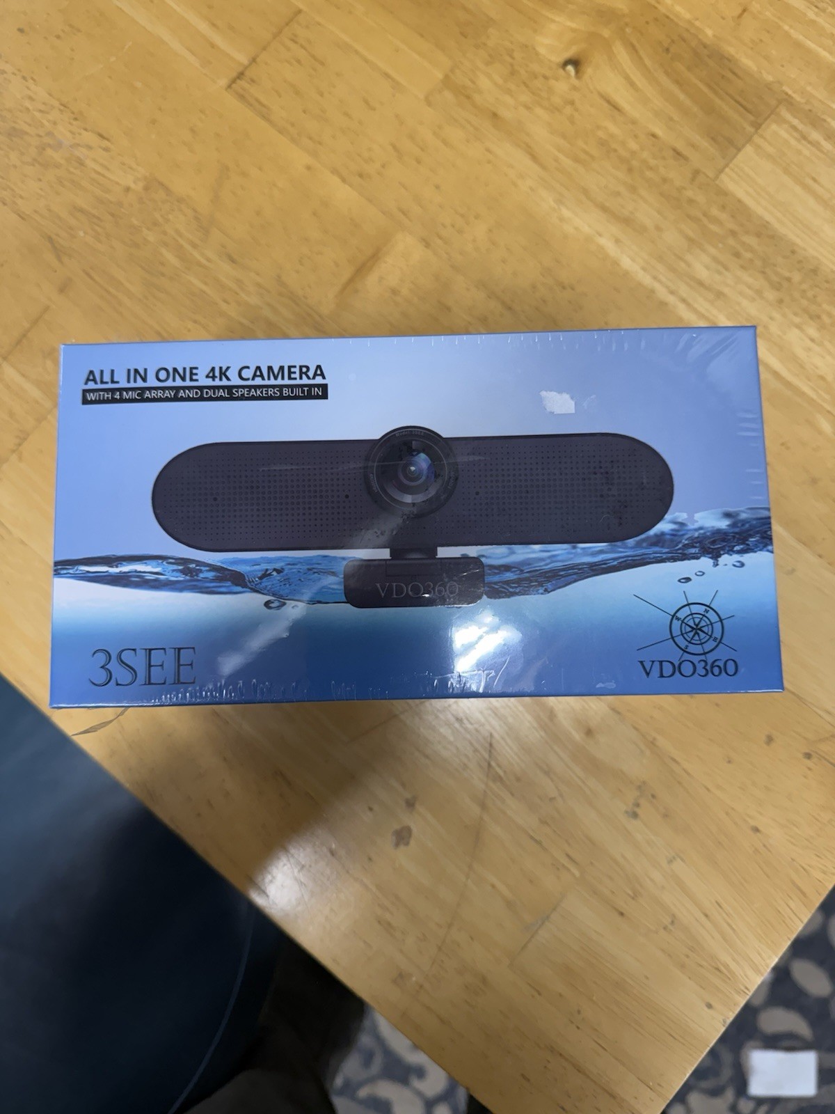 VDO360 3SEE All In One 4K Camera with 4 Mic Array and Dual Built In Speakers New