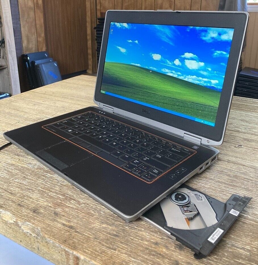 Clean Dell E6420/30 Laptop Vintage Windows XP Pro 32 Bit 2ghz 4gb 250gb DVDRW