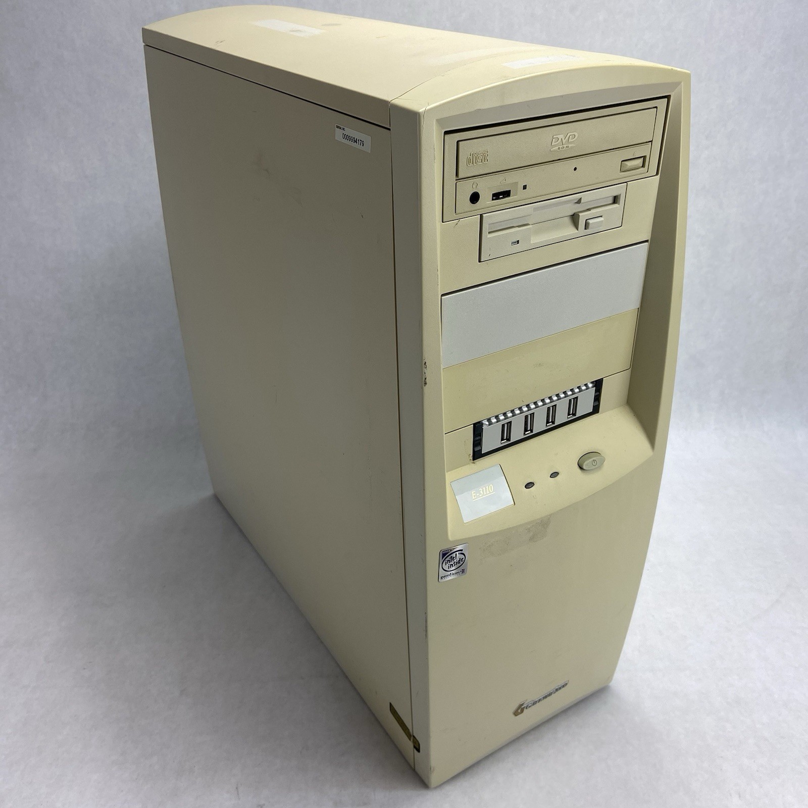 Gateway 2000 E3110 MT Intel Pentium II 266MHz 512MB RAM No HDD No OS GB0010