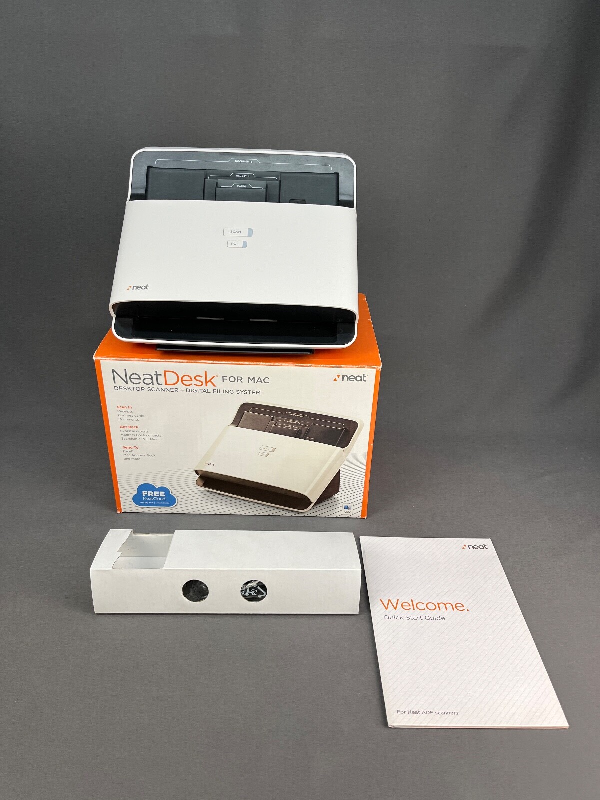 New Original Box Neat Desk ND-1000 Scanner & Digital Filing System