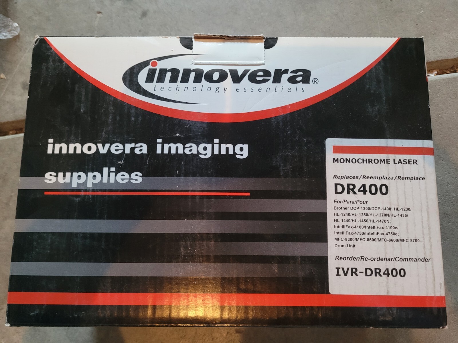 INNOVERA Drum Unit DR400 Monochrome Laser IVR-DR400 Replaces Brother 
