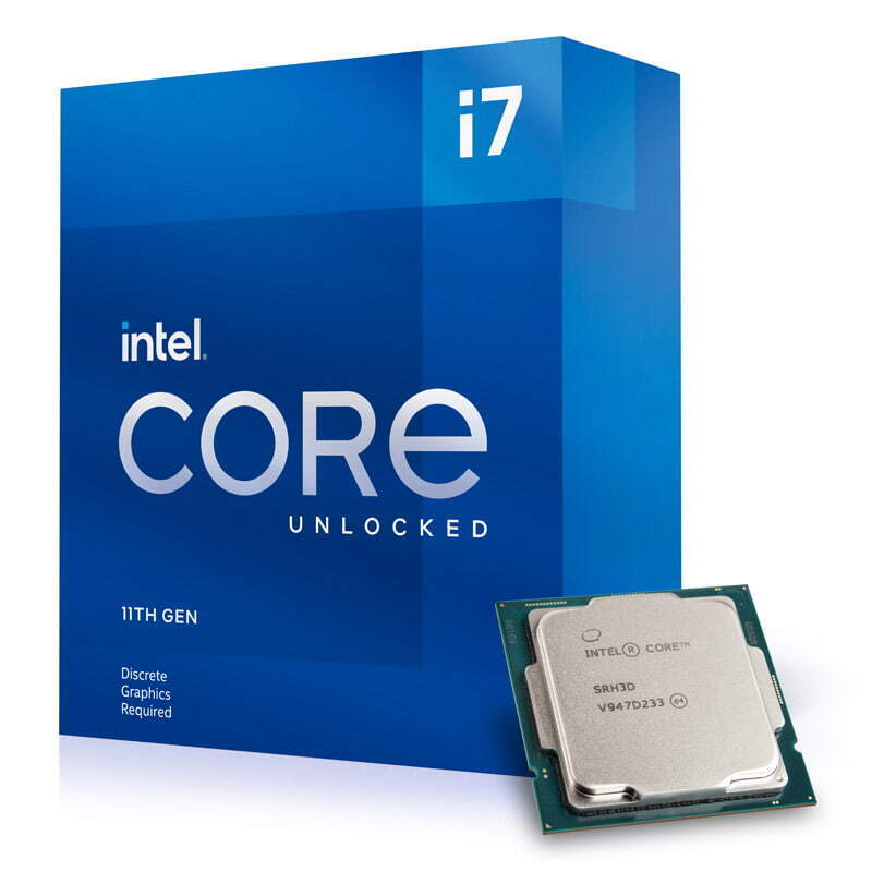Intel Core i7 11700KF 3.6 GHz 8-core 16 threads 16 MB cache BX8070811700KF