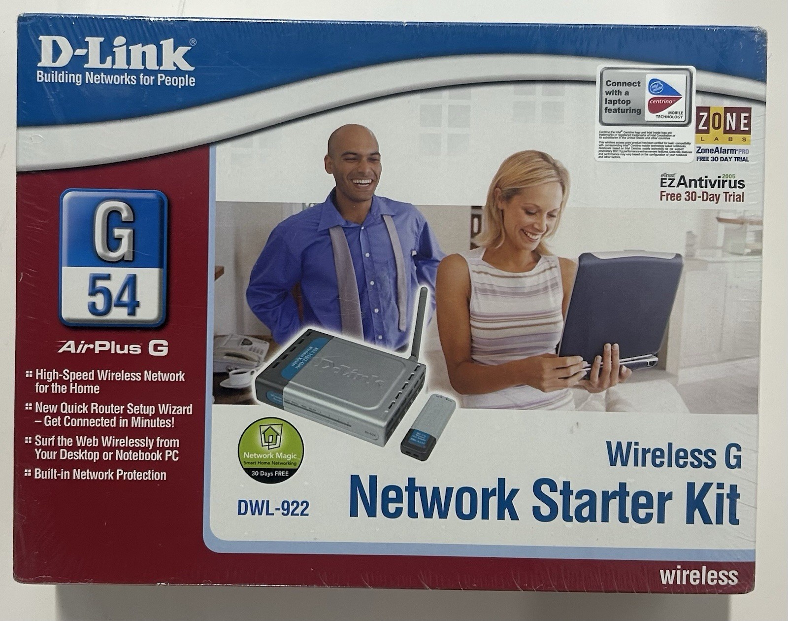D-Link DWL-922 54 Mbps 1-Port 10/100 Wireless G Router