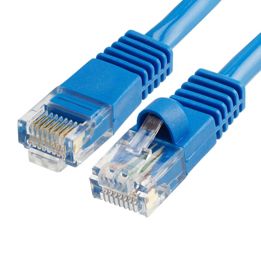 7FT Cat5e Ethernet Cable UTP LAN Network Patch Cord RJ45 Cat 5e Cable - Blue