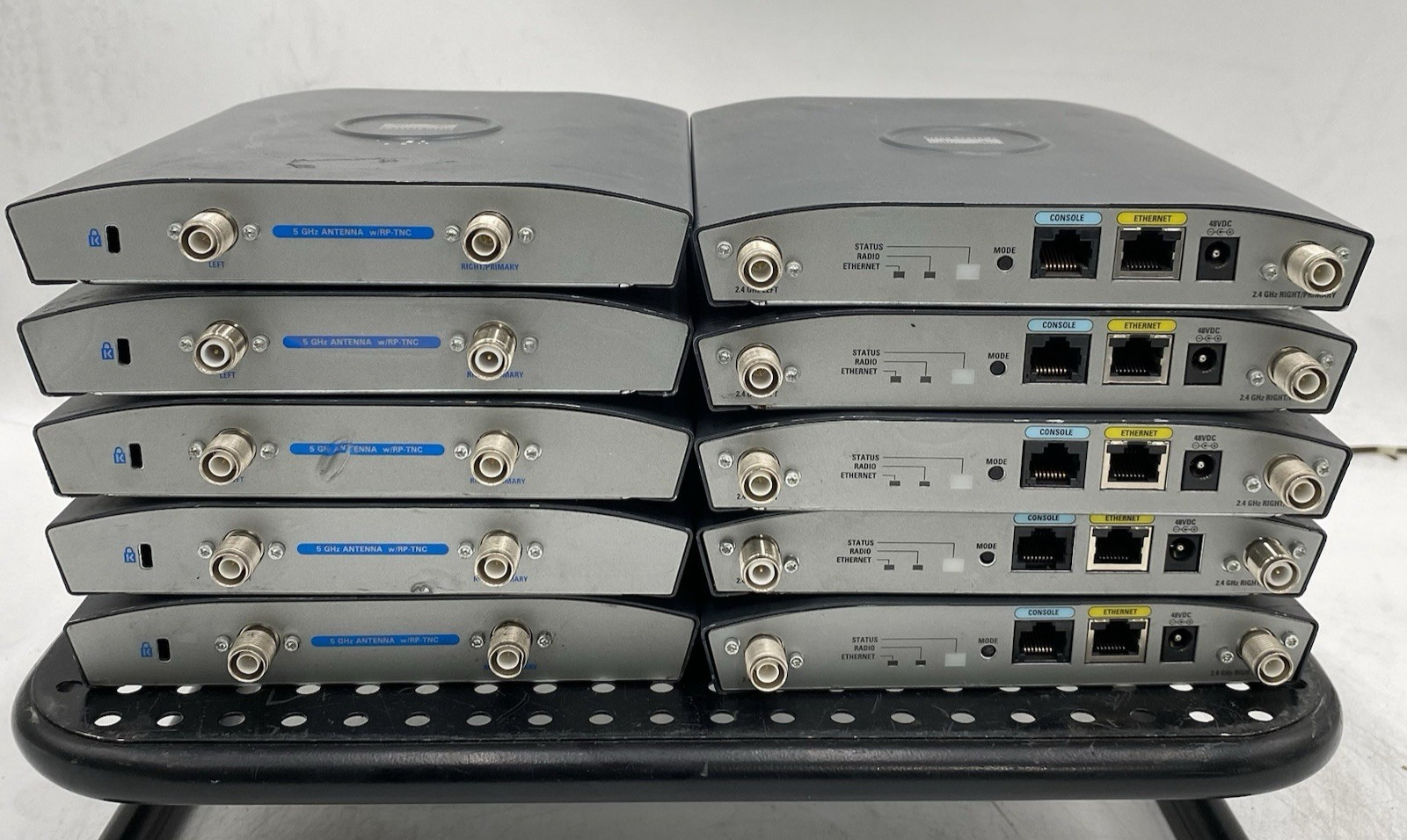 LOT OF 10 CISCO SYSTEMS AIR-AP1242AG-A-K9 / NO PWR ADAPTER