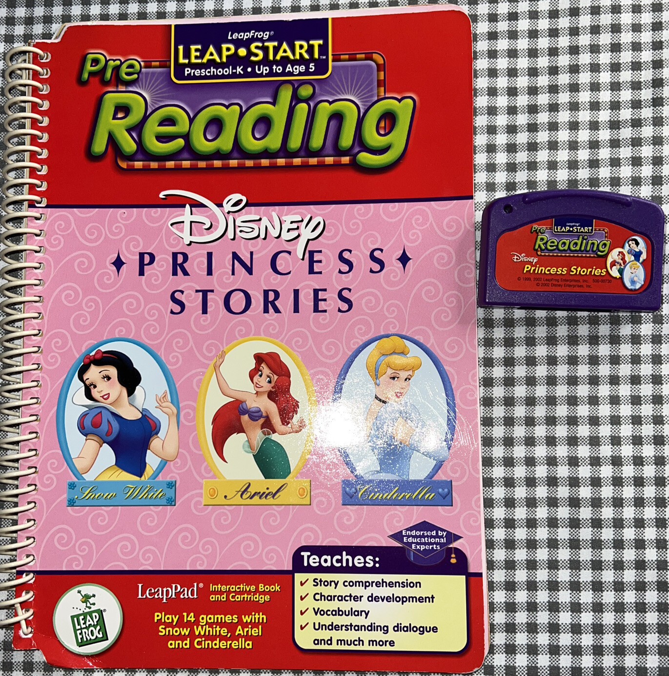 Leapfrog LeapStart Prereading: Disney Princess Stories Book & Cartridge