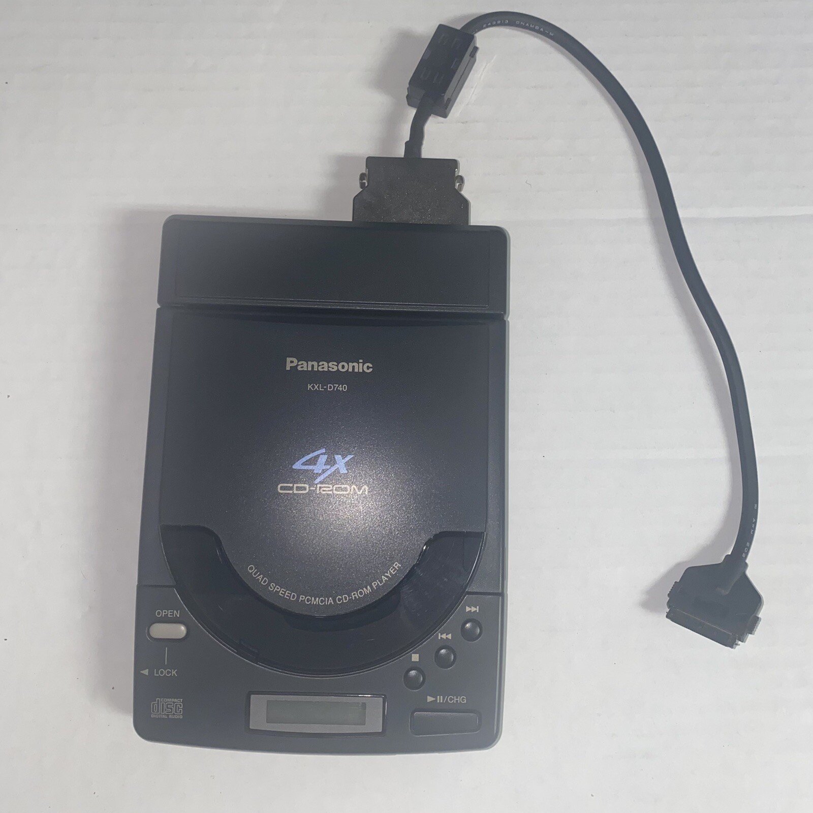 Vintage Panasonic KXL-D740 Multimedia Quad Speed 4X CD-ROM Sound Player Bundle