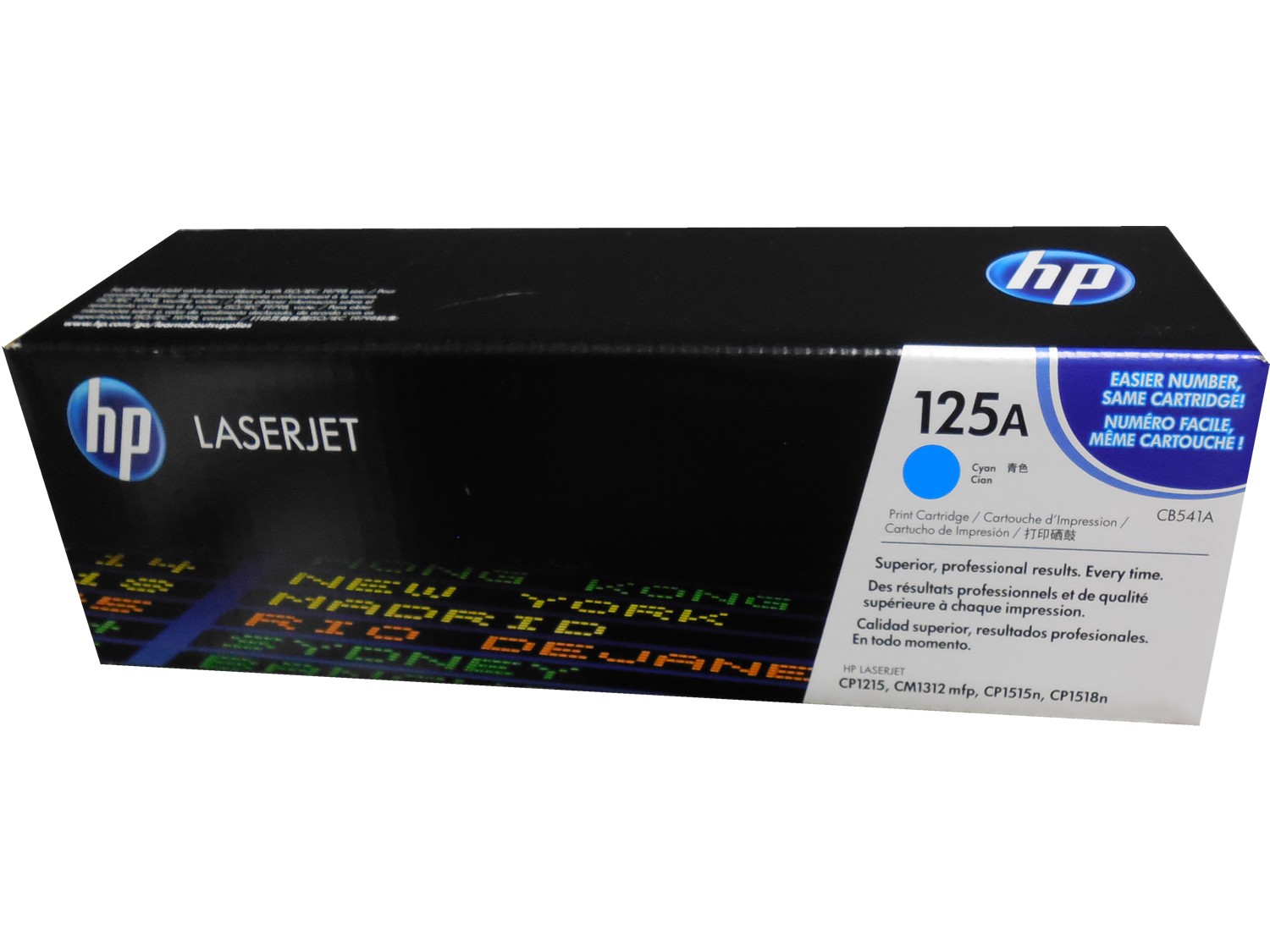 HP CB541A 125A Cyan Toner Cartridge Genuine OEM Original