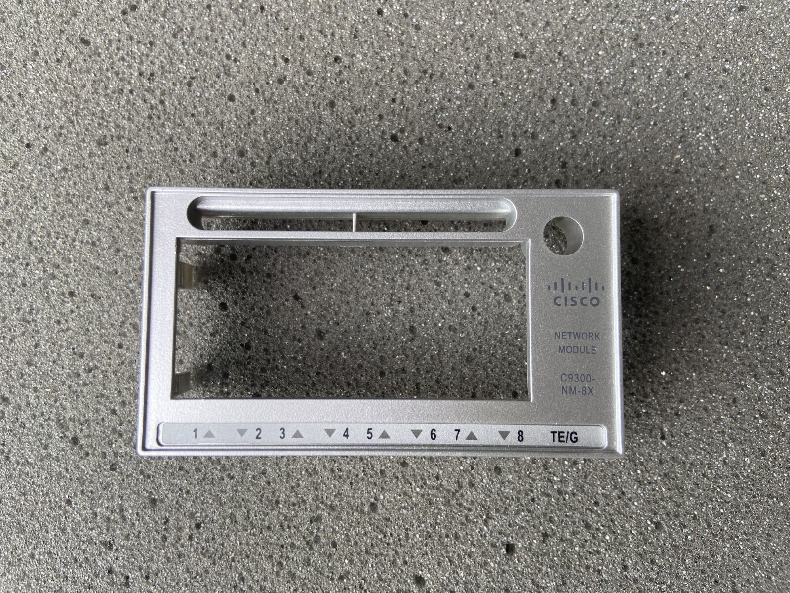 1pc Bezel of Cisco C9300-NM-8X faceplate for replacement