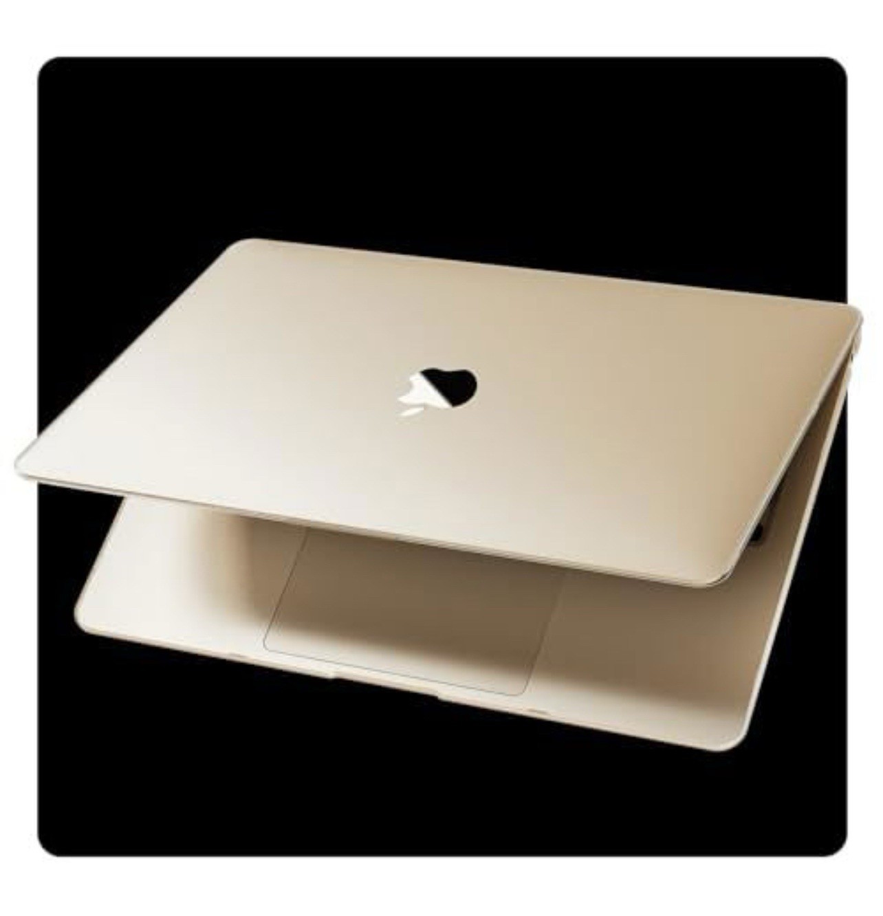 Soonjet Compatible for MacBook Air 13.6" Case M4 M3 M2 2025/24/23/22 Starlight