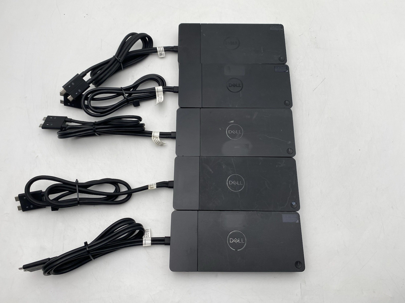 Lot of 5 Dell WD19DC Docking Station USB-C No AC Adapters