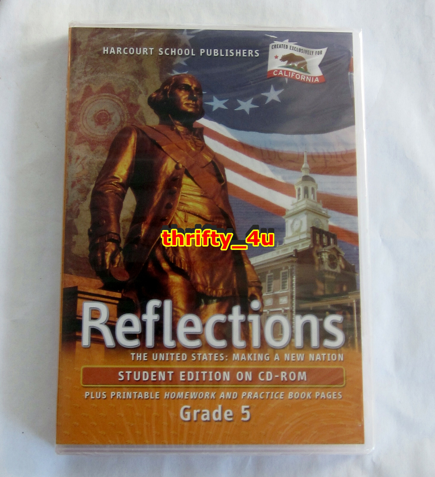 Reflections: Grade 5 California Student Edition CD, PC/MAC, Homework, NIP SEALED