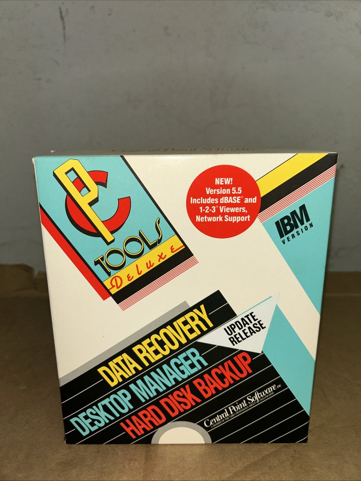 Vintage Central Point PC Tools Update Release Version 5.5 D Base 123 IBM