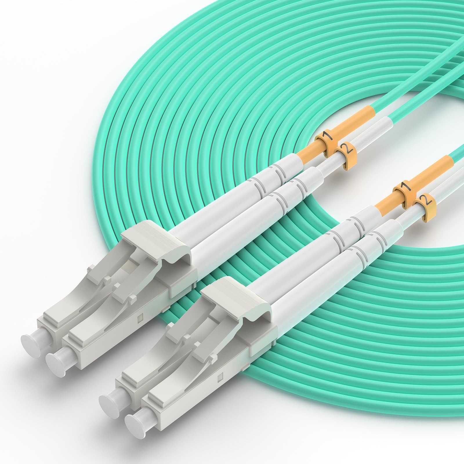 Yonwide Om3 LC-LC Fiber Patch Cable, 100m (328 ft), Multimode, 10Gb, Duplex,