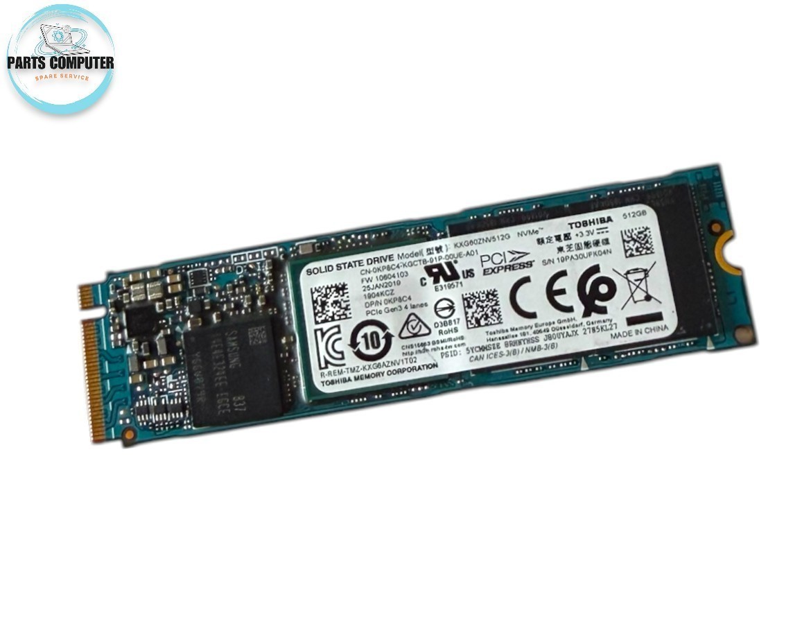KXG60ZNV512G - 512GB M.2 2280 NVMe SSD Solid State Drive