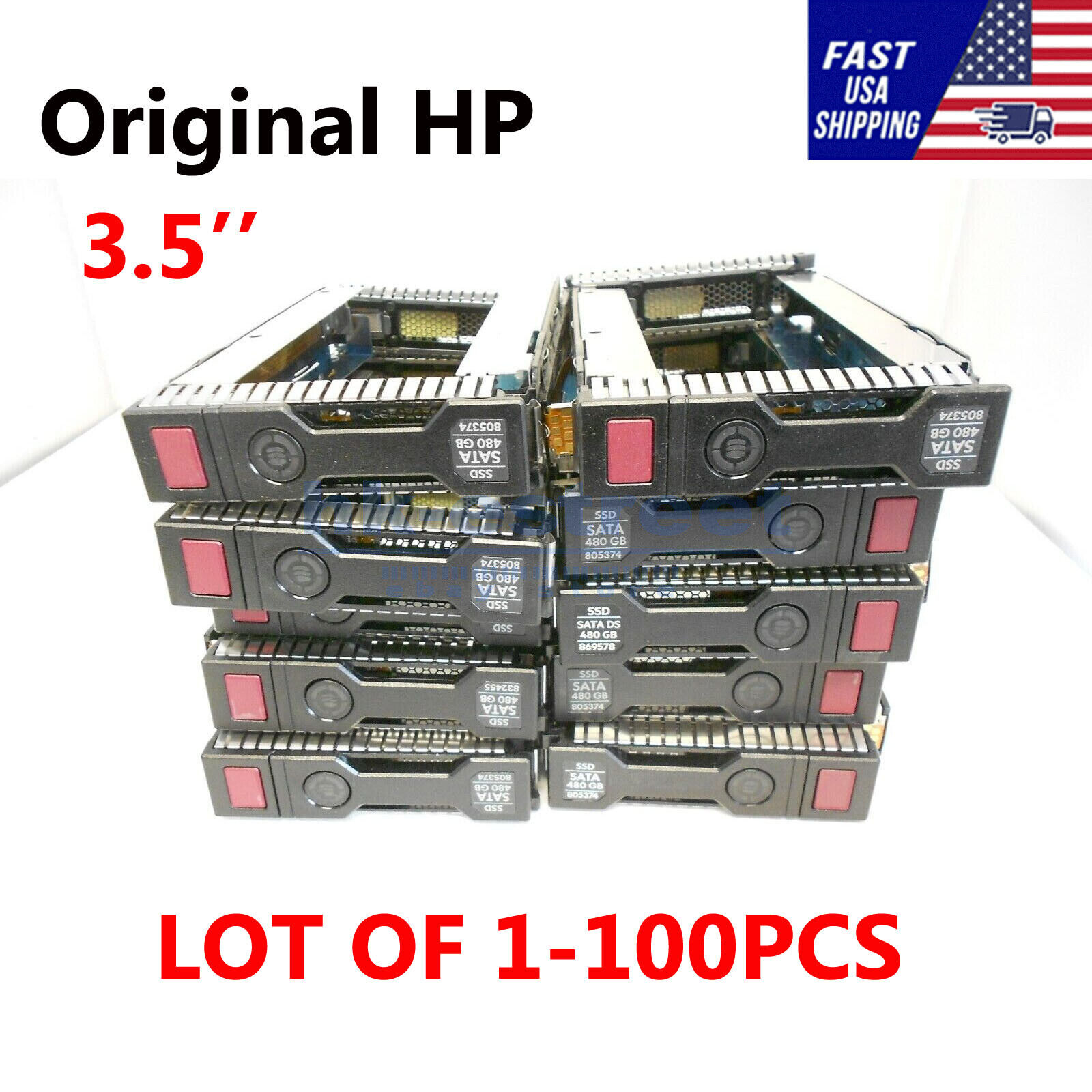 LOT 1-100PCS HP 3.5
