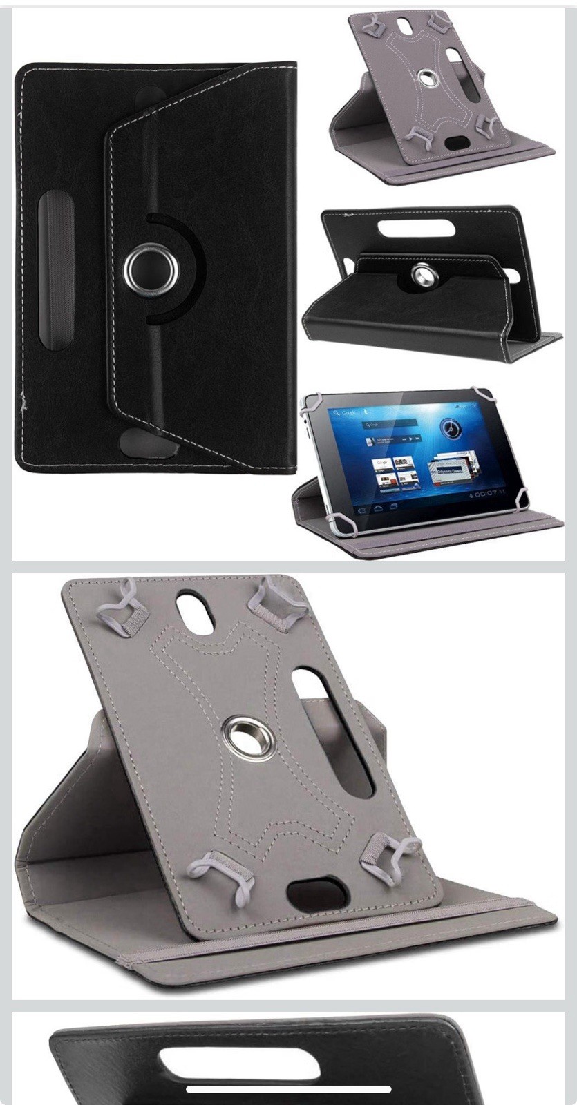 Universal Faux Leather Stand Box Case Cover For Amazon Kindle Fire HD 7" 8" 10"