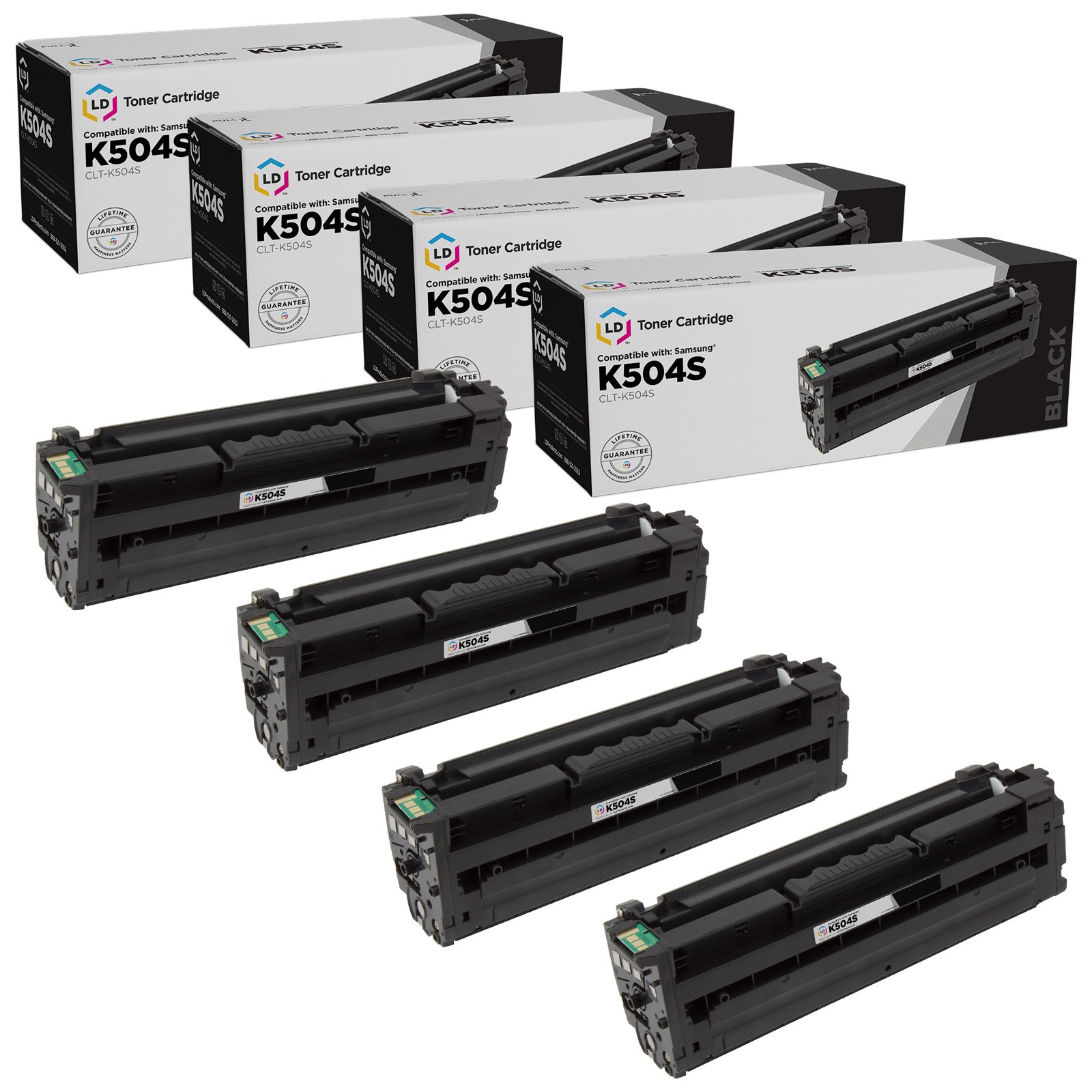LD Products Samsung CLT504 Toner Cartridge for Laser Printers