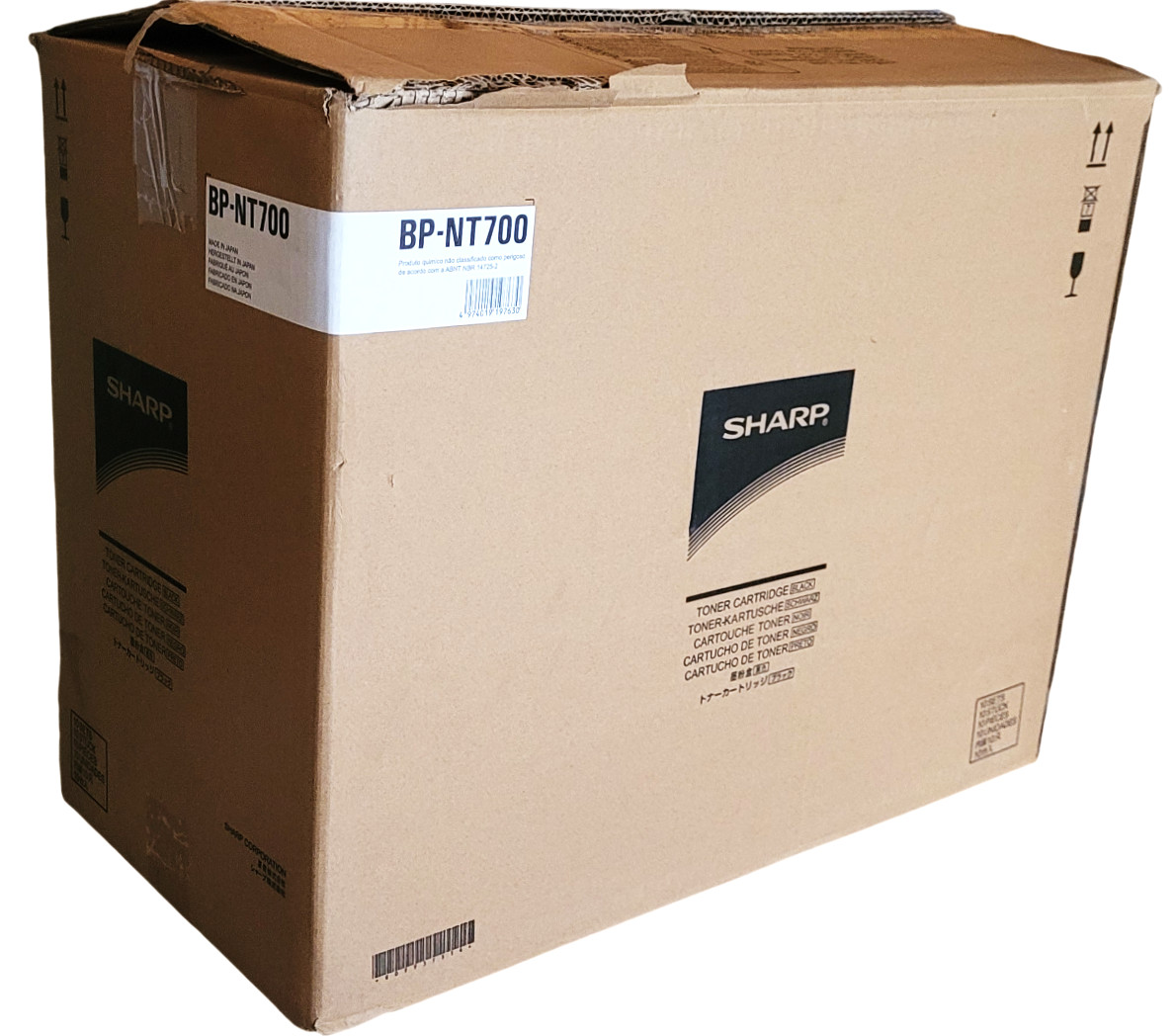 Sharp BP-NT700 Black Toner Cartridge Lot of 10