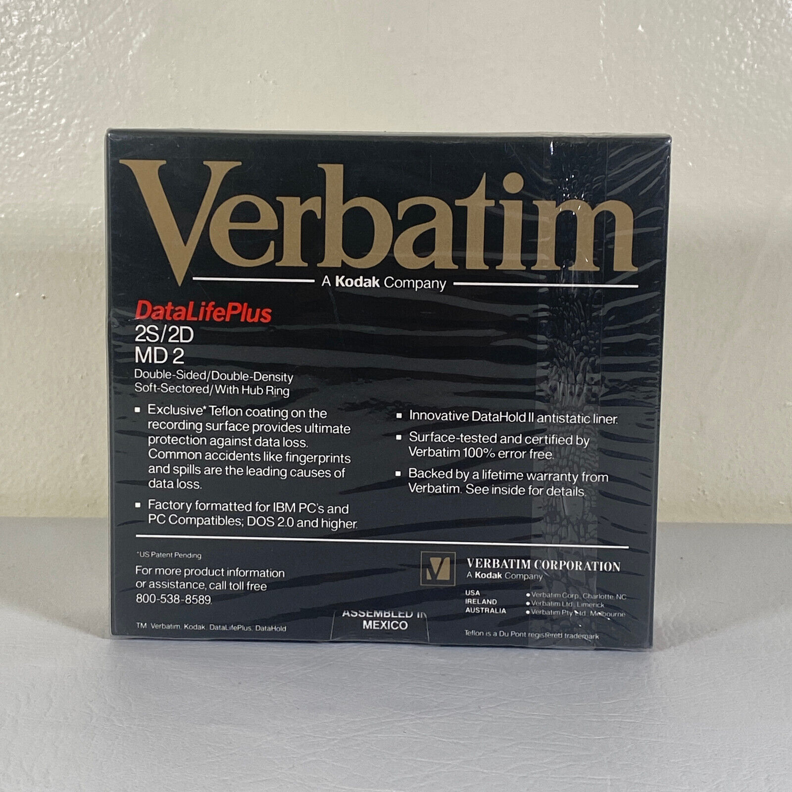 Vintage Verbatim MD2-D DataLifePlus 5¼